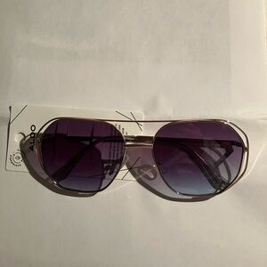 Aldo Gradient Purple Aviator Sunglasses
